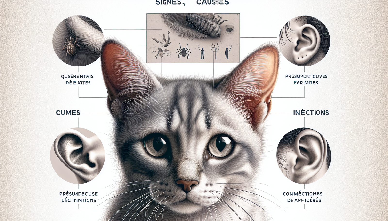 Oreilles de chat tombantes : signes, causes et que faire (Réponse du vétérinaire) - Passion Chat